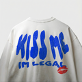 Kiss Me I’m Legal tee - white