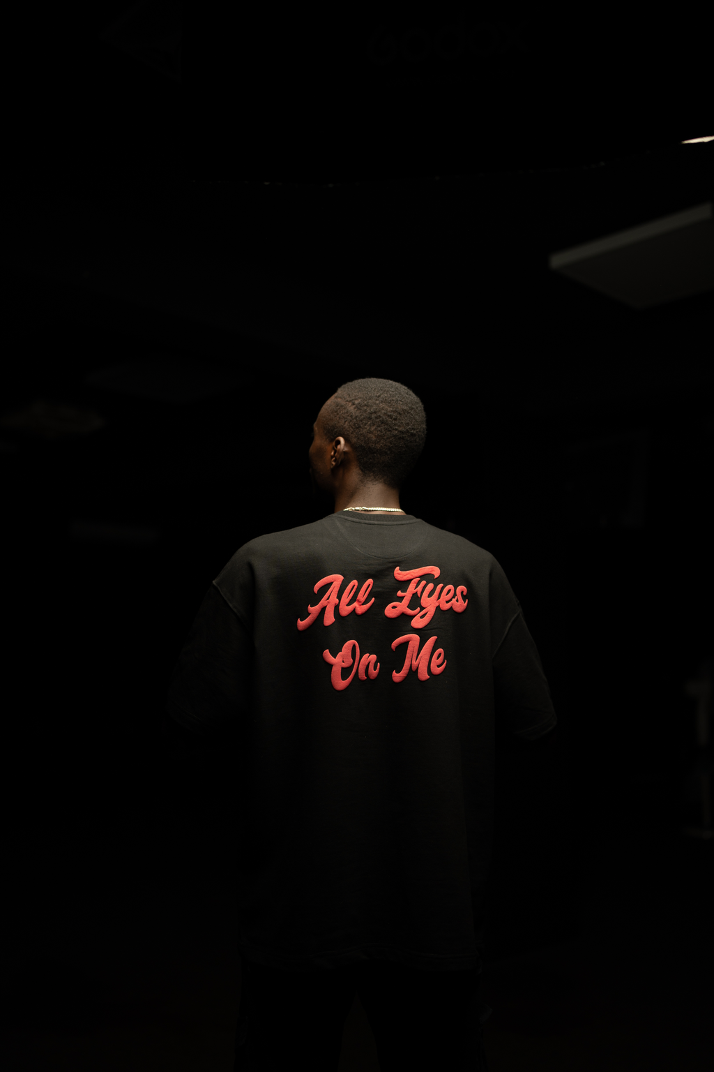 ALL EYES ON ME Oversized Tee for Those Who Don’t Blend In