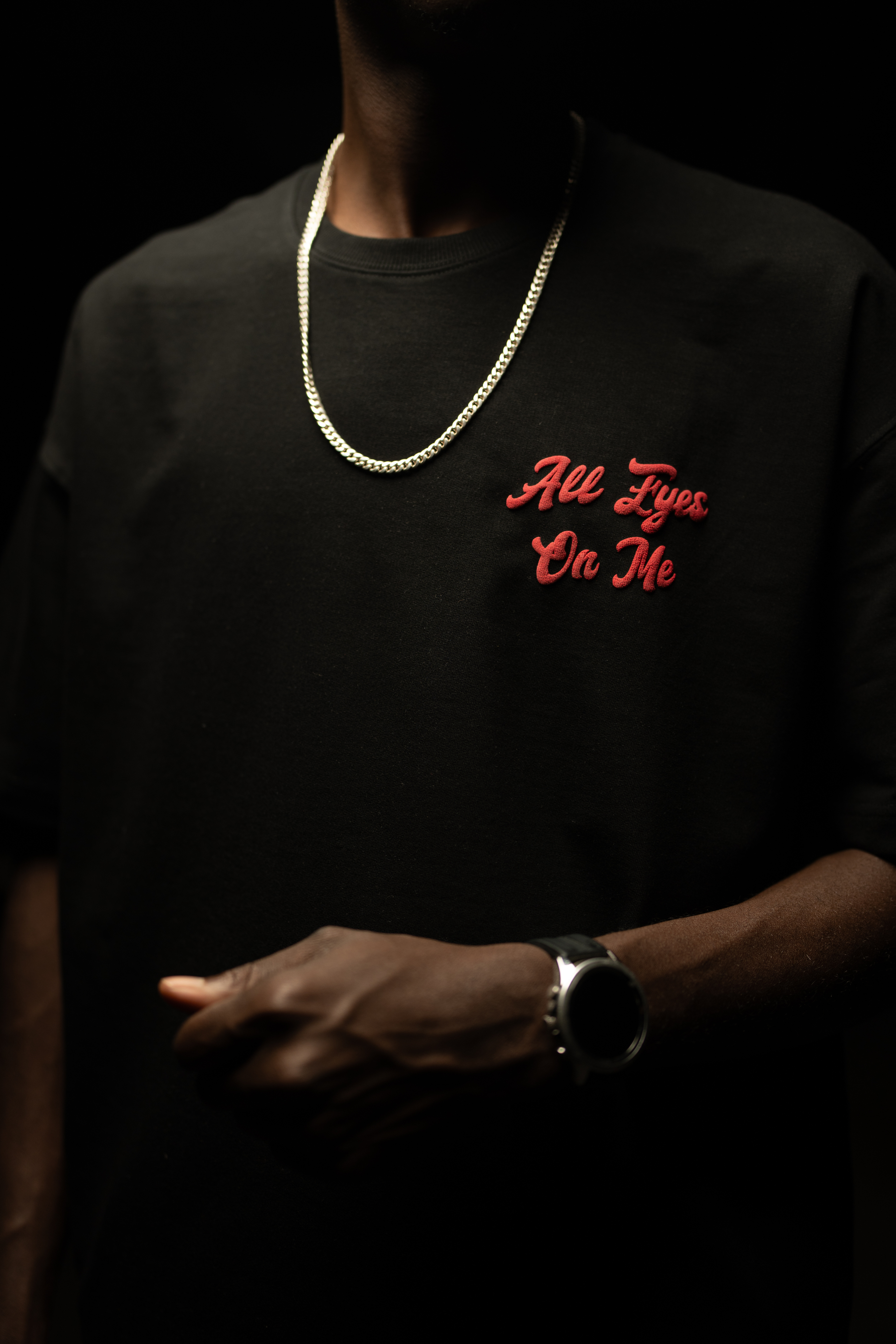 ALL EYES ON ME Oversized Tee for Those Who Don’t Blend In