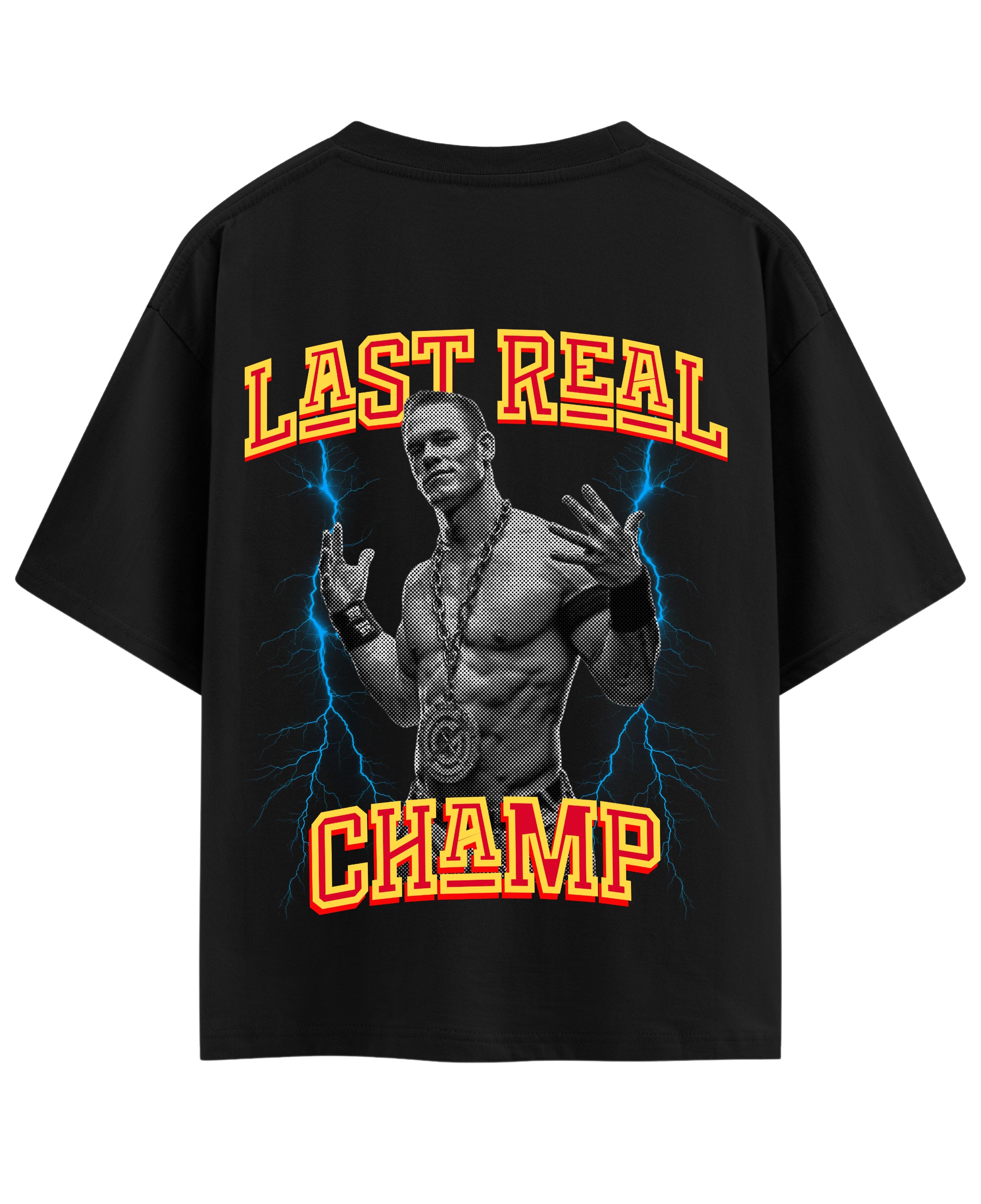 Black Oversized T-shirt Back Design