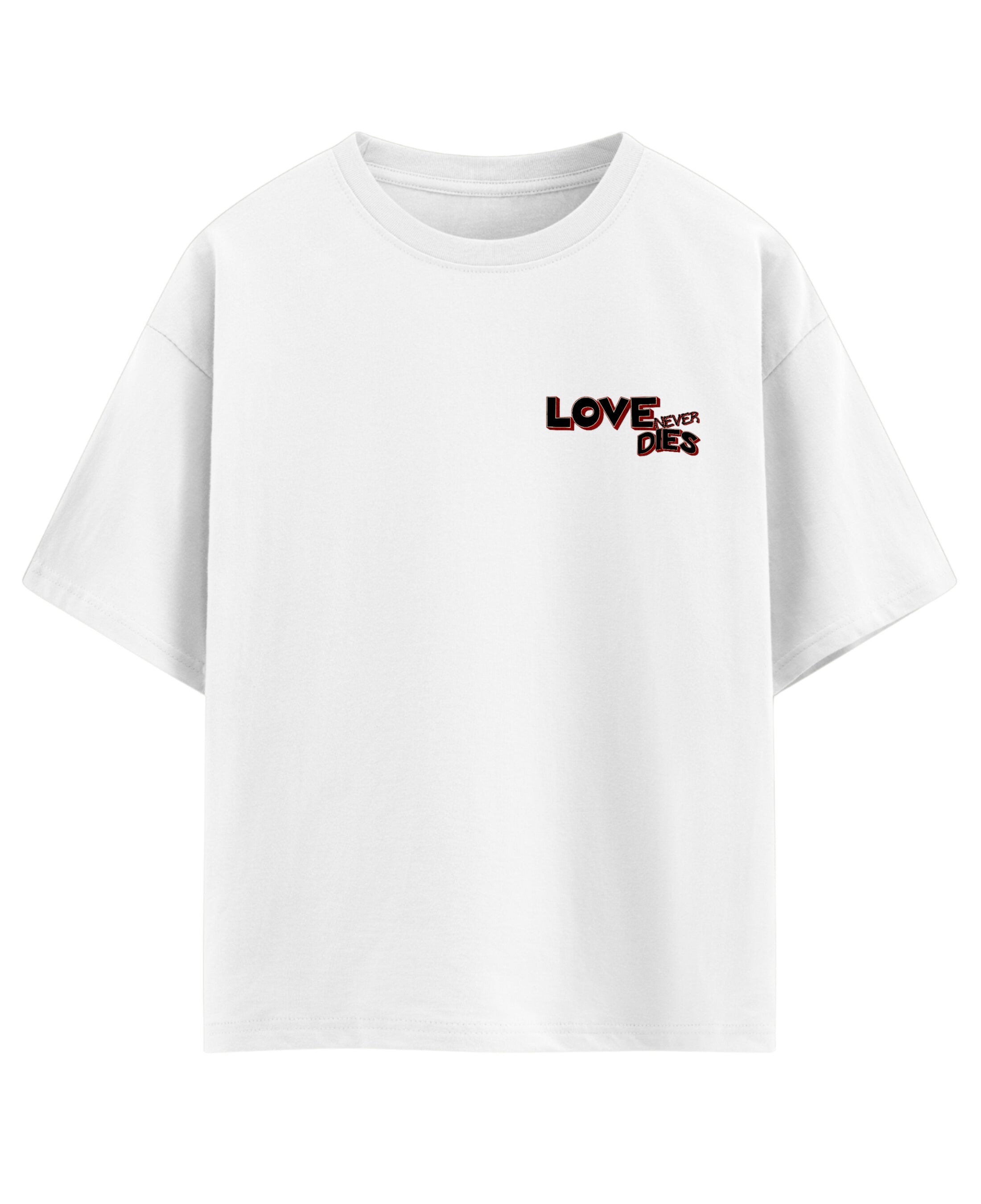 White Oversized T-shirt Front Design